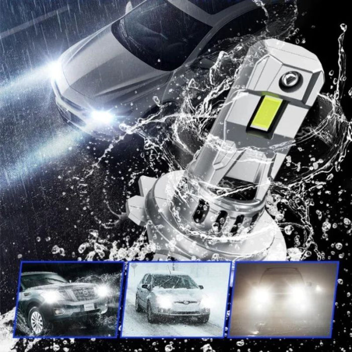 H7 LED bulbs are weatherproof, ensuring reliable performance in all conditions.