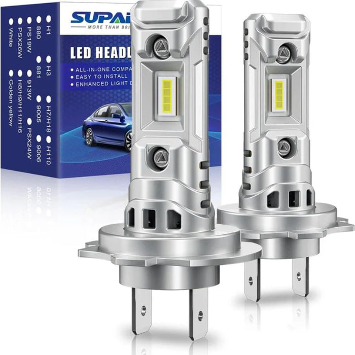  SUPAREE h7 LED light bulb is 600% brighter than the halogen bulb. 