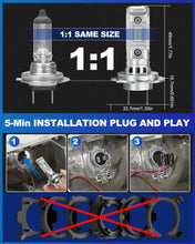 The h7 LED light bulb offers a 5-minute plug-and-play installation for quick and easy setup.