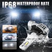 SUPAREE HIR2 9012 LED Bulbs with Diamond White 6500K for Headlights