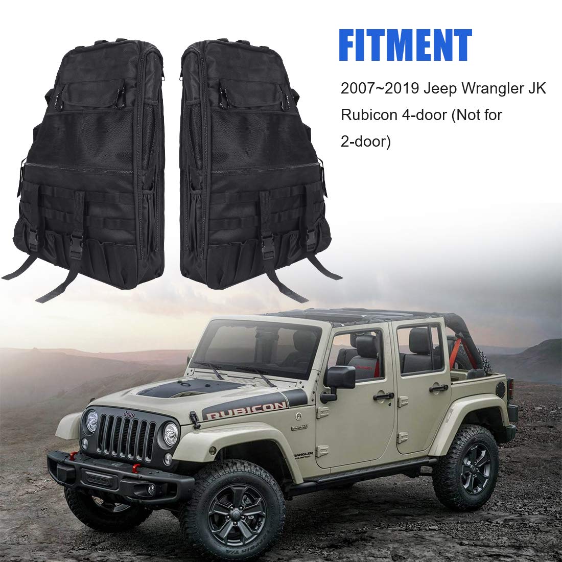 Suparee Jeep Storage Bags For 1997-Later Wrangler JK TJ LJ JL 4 doors
