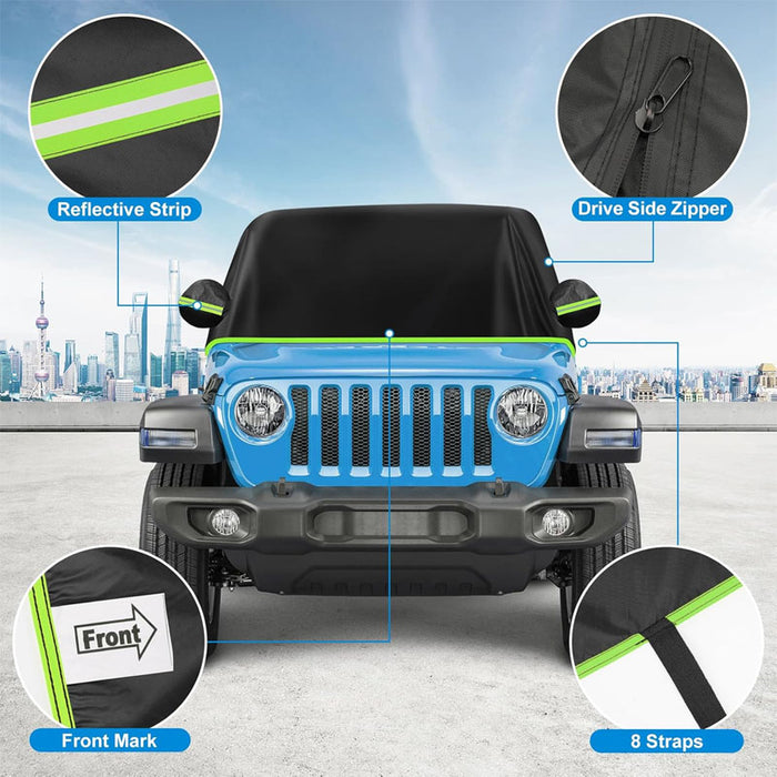 Suparee Jeep Cab Cover Hardtop for 2007-Later Wrangler JK JL 4-Door