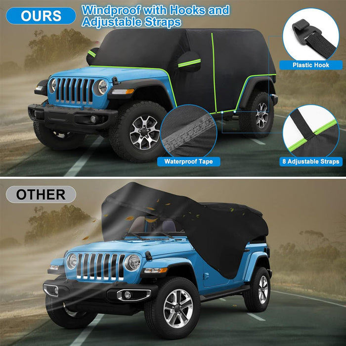 Suparee Jeep Cab Cover Hardtop for 2007-Later Wrangler JK JL 4-Door