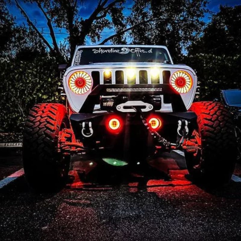 Customize your Jeep Gladiator LED Headlights color according to your preferences