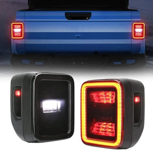 Transform your 2020-2024 Jeep Gladiator with our Smoked Lens LED Tail Lights.