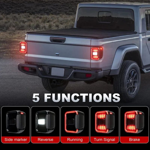 Jeep Gladiator Tail Lights feature 5 functions for optimal performance and safety.