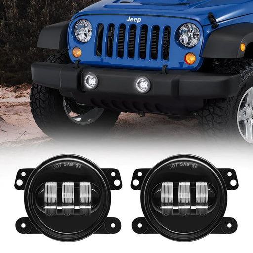 Jeep JK fog lights offer super-bright, high-performance driving lamps for an enhanced lighting experience.