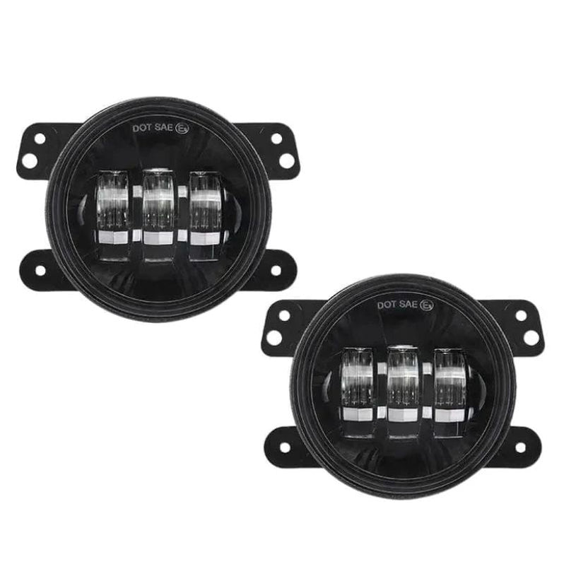 Jeep JK Fog Lights With 30w Bright White LED — SUPAREE