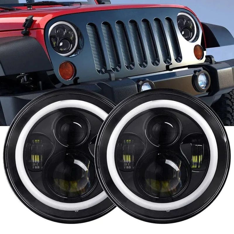 These Jeep JK Headlights perfectly upgrade your model while illuminating your path.