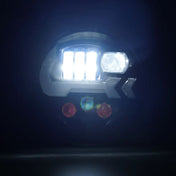 These Jeep JK LED headlights boast 40W for the high beam.