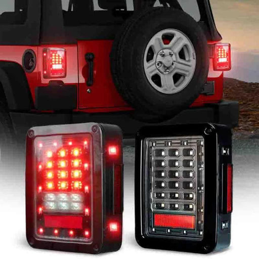 Upgrade your Wrangler with Suparee Jeep JK Tail Lights for enhanced style and visibility.