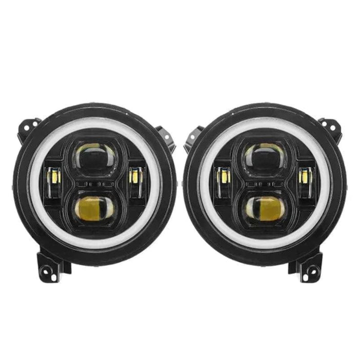 We offer a pair of jeep jl headlights, including both the driver side and passenger side.