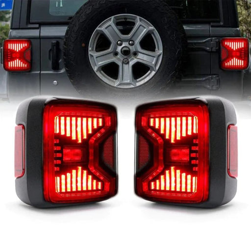 Jeep JL Tail Lights feature durable OE Grade ABS housing and PMMA lens for long-lasting quality.