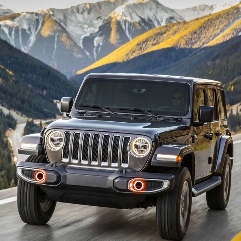 Optimal for 2018-Later Jeep Wrangler JL JLU and 2020-Later Jeep Gladiator JT, our fog lights are designed to perfectly complement these models.