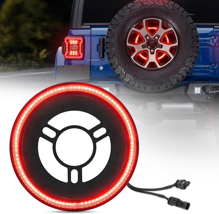 Suparee Jeep Spare Tire Brake Light Plug N Play for 2018-2024 Wrangler JL JLU