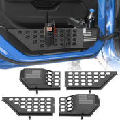 Metal Storage Box Front Side Door for 2018-Later Wrangler JL JLU & Gladiator JT