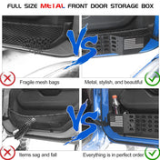 Metal Storage Box Front Side Door for 2018-Later Wrangler JL JLU & Gladiator JT