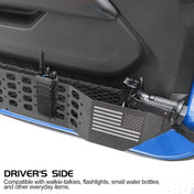 Metal Storage Box Front Side Door for 2018-Later Wrangler JL JLU & Gladiator JT