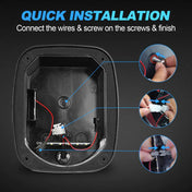 Easily enhance your Jeep TJ with SUPAREE Tail Lights - simply connect wires and screw on for quick installation.