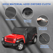 Suparee Jeep Wrangler Cab Cover with 52" Light Bar for 2007-Later JK JL 4-Door