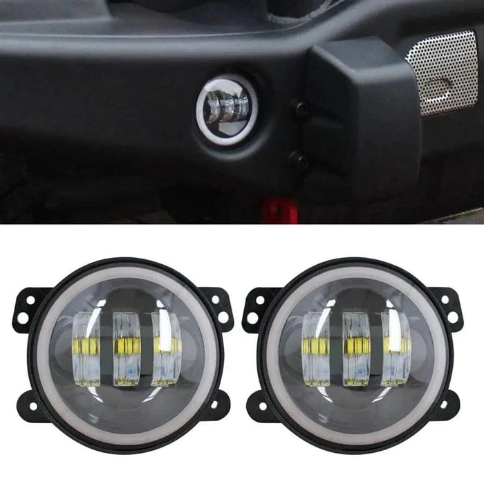 Jeep Wrangler fog lights mimic the color temperature of daylight, significantly enhancing light projection distance and overall visibility.