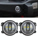 Jeep Wrangler fog lights mimic the color temperature of daylight, significantly enhancing light projection distance and overall visibility.