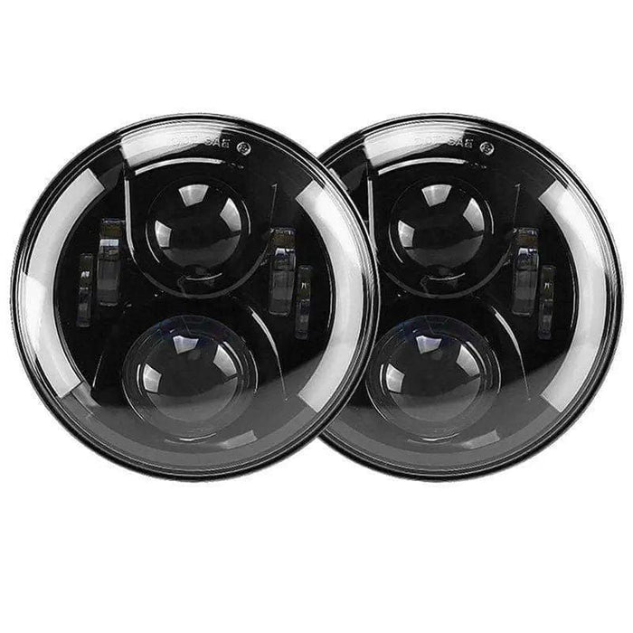 We offer a pair of Jeep Wrangler Halo Headlights, including both the driver side and passenger side.
