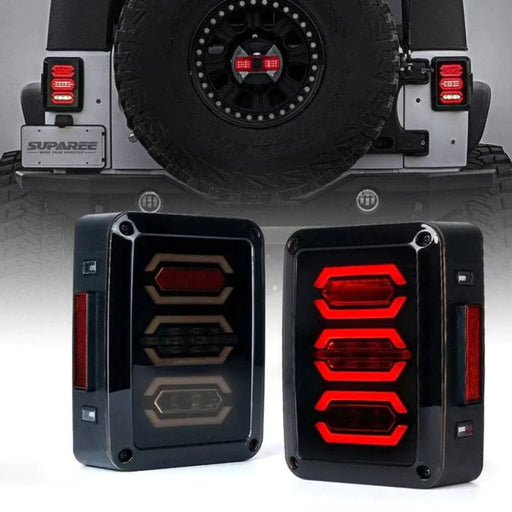 Upgrade your Jeep Wrangler JK with LED Tail Lights for an assembly that combines an exquisite look with increased performance.