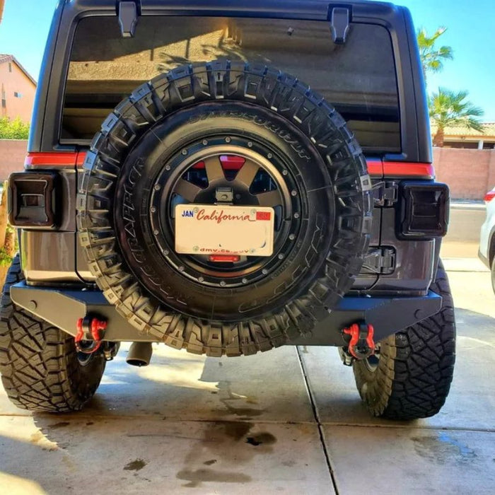 Enhance your Jeep Wrangler JL with Smoked Lens Tail Lights featuring ABS housing material.