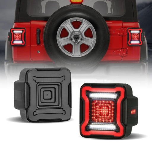 Elevate your 2018-2024 JL and JL Unlimited Jeep Wrangler with our specially designed LED Tail Lights.