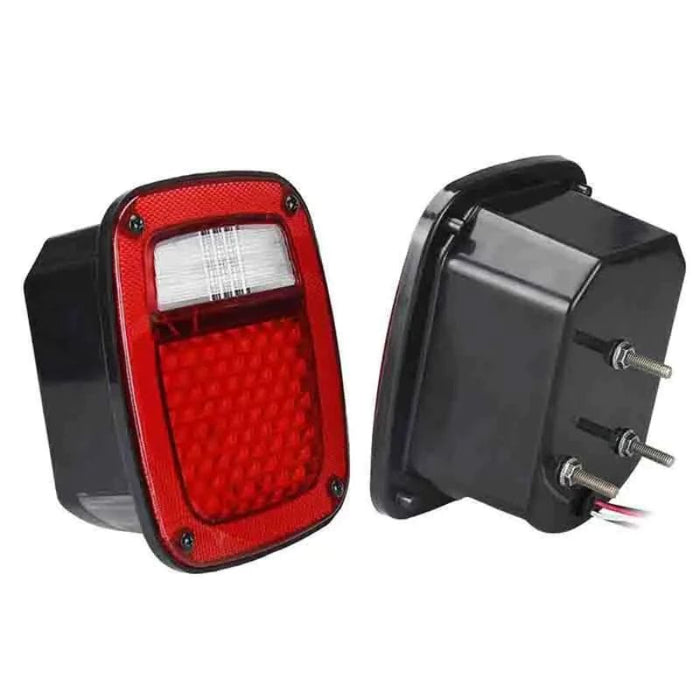 The Jeep YJ Tail Lights are plug-and-play, seamlessly replacing the factory OE lamps without any modifications.