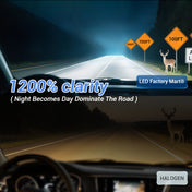 Upgrade your 2004-2012 Ford F-150 with these H13 LED headlight bulbs, offering up to 600% more brightness than standard halogen bulbs. 