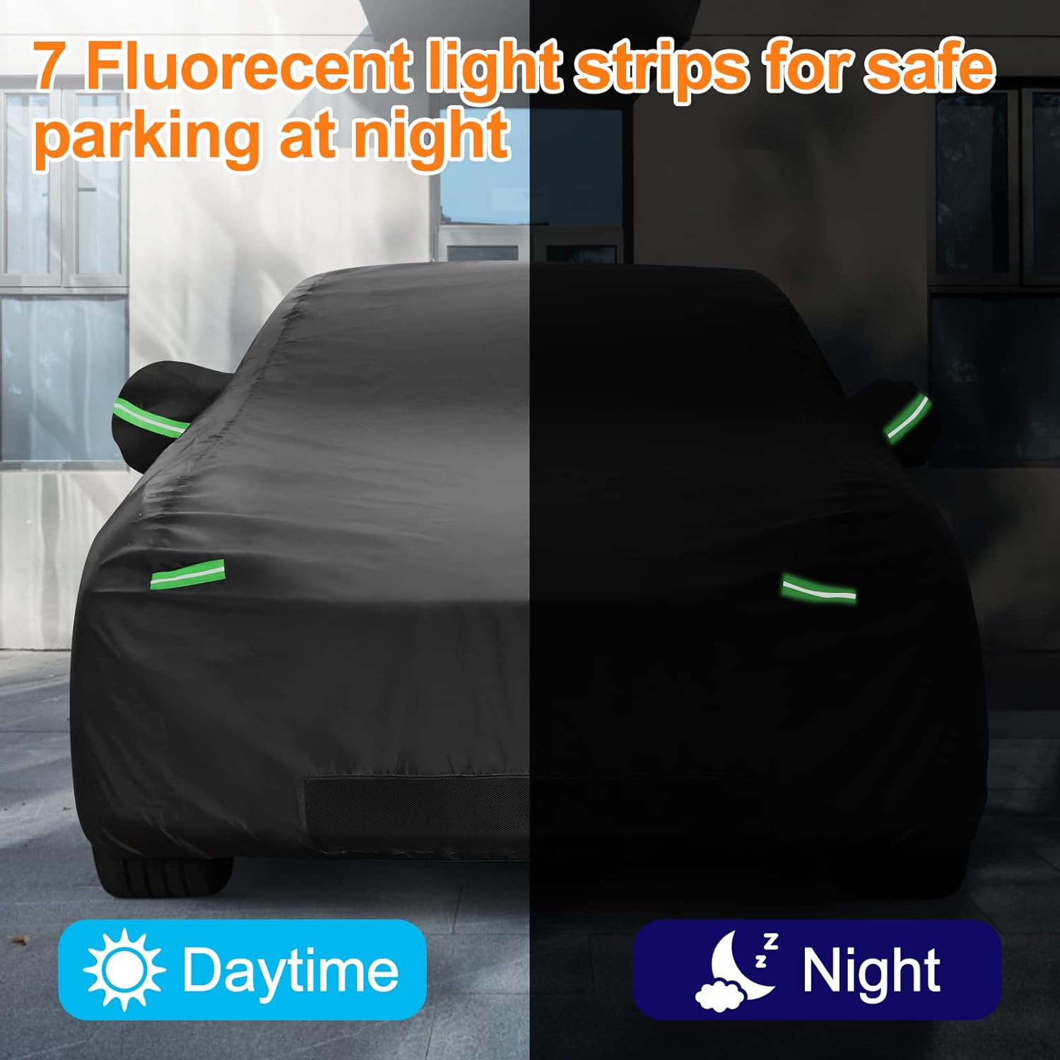 SUPAREE 420D Waterproof Rain Cab Cover with Reflective Strip for Tesla Model Y 2020-2023 Product description
