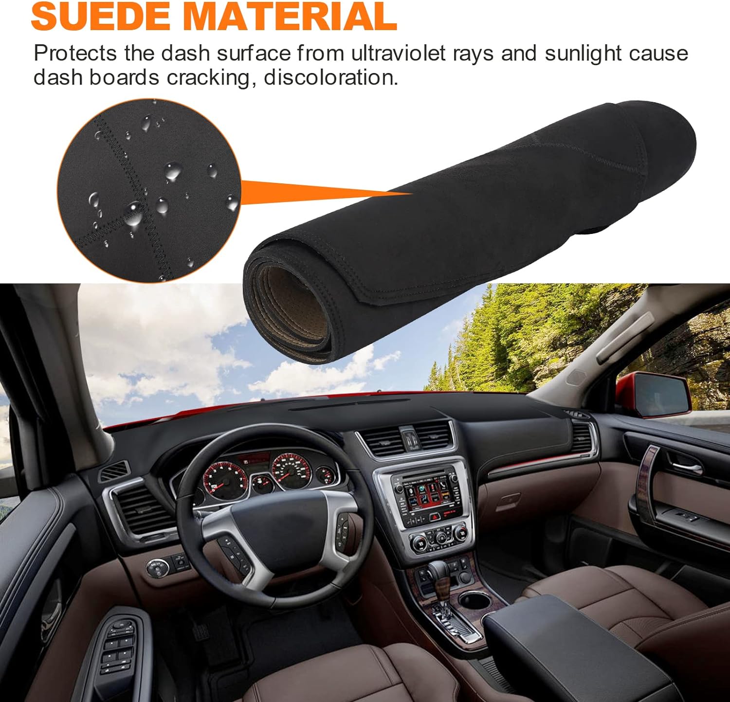 SUPAREE Chevy Chevrolet Dashboard Cover Waterproof for Suburban Tahoe GMC Yukon Product description