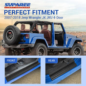 SUPAREE.COM Jeep Accessories Suparee Jeep Door Sill Guards Kit with Logo 1941 for 2007-2018 Wrangler JK JKU Product description