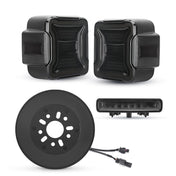 SUPAREE.COM Jeep Combo Suparee Jeep Wrangler LED Tail Lights with Spare Tire light & 3rd Brake Light Set for JL Product description