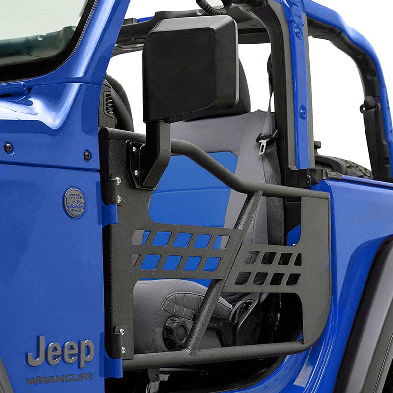 SUPAREE.COM Jeep Half Doors Beast Style Jeep Tube Doors With Side Mirrors For 2018-Later JL JT 2 Door Product description
