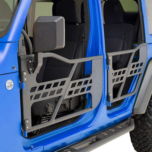 SUPAREE.COM Jeep Half Doors Beast Style Jeep Tube Doors With Side View Mirrors For 2018-Later JL JT Product description