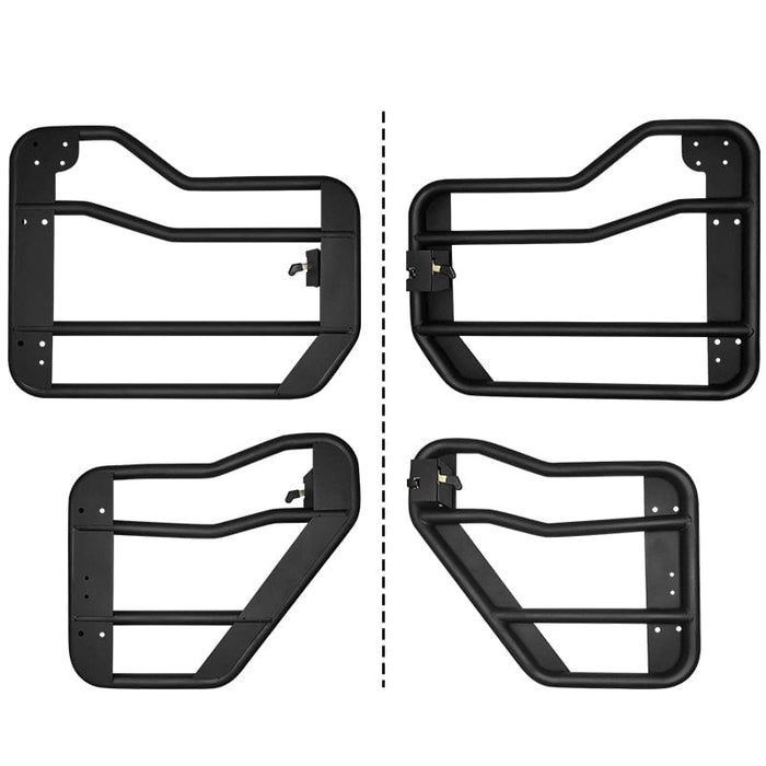 SUPAREE.COM Jeep Half Doors Crossbar Style Jeep Tube Doors With Side Mirrors For 2018-Later Wrangler JL/JT 4 Door Product description