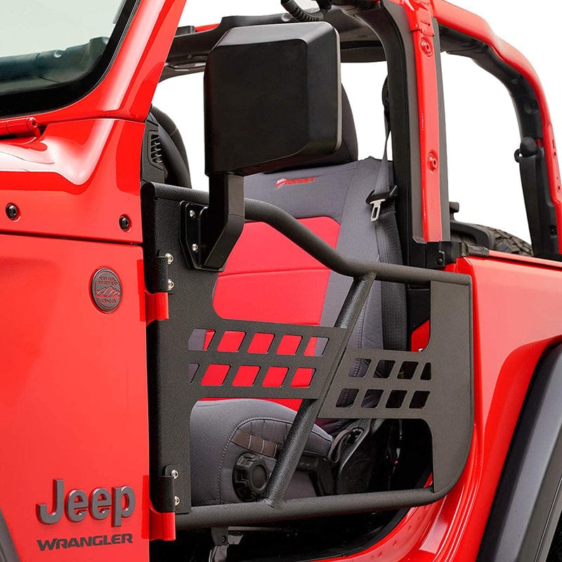 SUPAREE.COM Jeep Half Doors Jeep Tubular half Door with Side View Mirrors for Wrangler JK JKU 2-door Product description