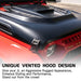 SUPAREE.COM Jeep Hood Jeep Wrangler Hood Red Rock Series with Functional Air vents for JL & JT Product description
