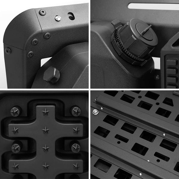 SUPAREE.COM Jeep Molle Panel Suparee All-In-One Jeep Rear Window Molle Panel With Fuel Tanks & Traction Boards for JL JLU Product description