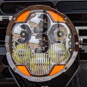 Close-up of SUPAREE HELM 7 die-cast aluminum housing with black powder-coated finish