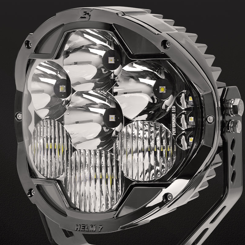 SUPAREE HELM 7 hardened lens detail designed for impact resistance and long-lasting off-road durability