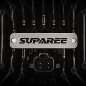 SUPAREE HELM 7 removable logo nameplate cover for a bold yet low-profile custom front-end style