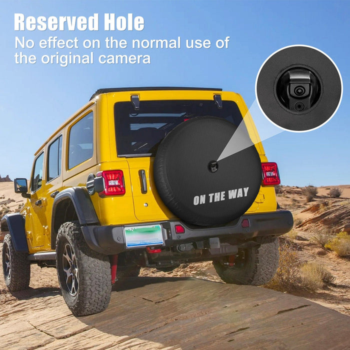 SUPAREE Honda Suapree Jeep Spare Tire Cover with Camera Hole 30-32" for Wrangler JL JLU Product description
