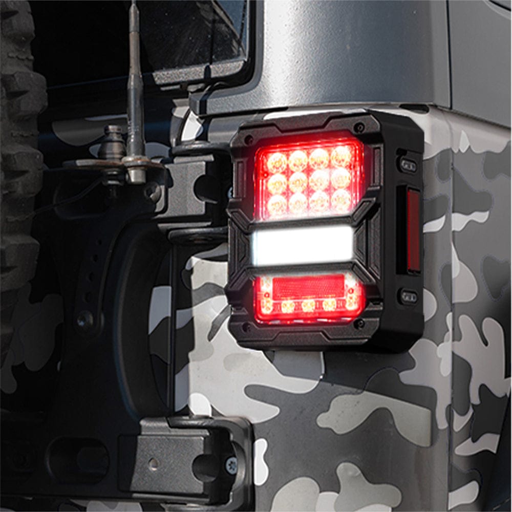 SUPAREE Jeep Turn Signal Lights Jeep Tail Light Guard Cover with Shield Series for 2007-2018 Wrangler JK JKU Product description