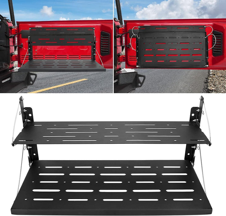 SUPAREE Jeep Accessories Suparee Jeep Wrangler Double-Layer Foldable Tailgate Table for 2007-2018 JK JKU Product description