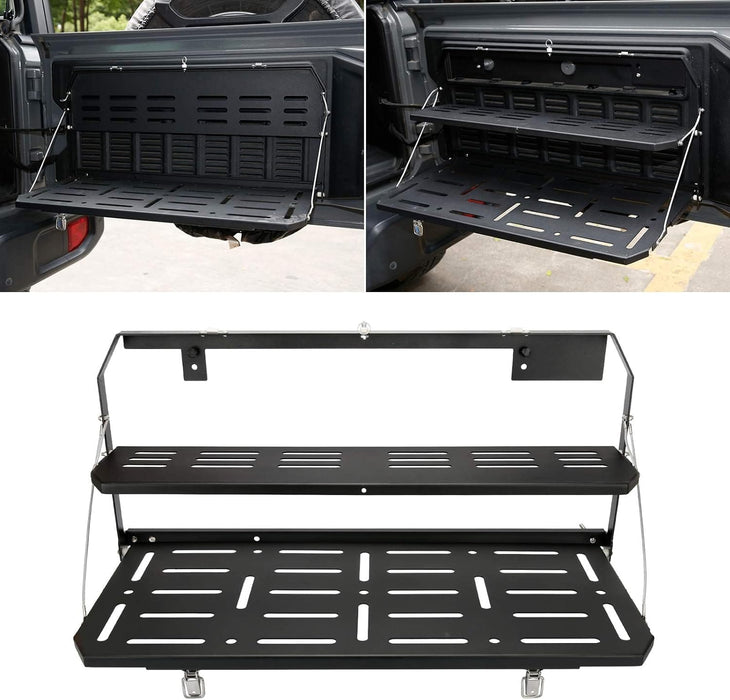 SUPAREE Jeep Accessories Suparee Jeep Wrangler Double-Layer Foldable Tailgate Table for 2018-Later JL JLU Product description