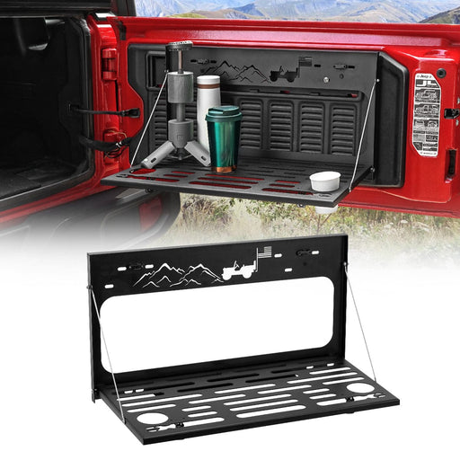 SUPAREE Jeep Accessories Suparee Jeep Wrangler New Foldable Tailgate Table for 2007-2022 JK JL Product description